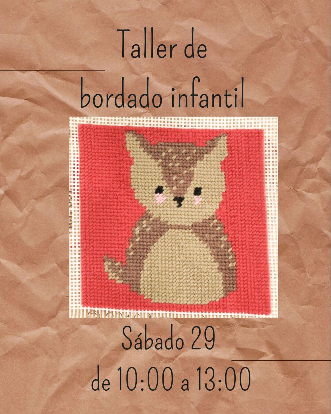 Taller de bordado infantil