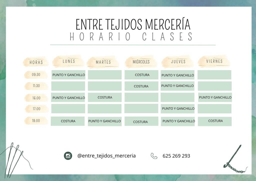HORARIO CLASES